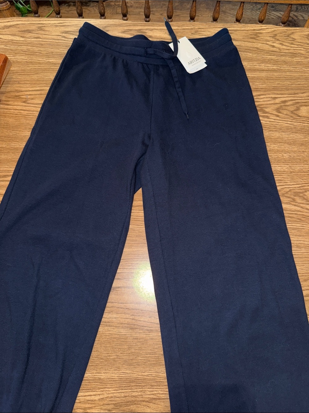 NWT Aritzia Navy Blue Kickback Lounge Pant